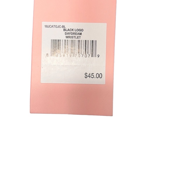 Juicy Couture Embossed Black Gold Logo Stud Daydreamer Wristlet Wallet - NWT - Picture 7 of 9